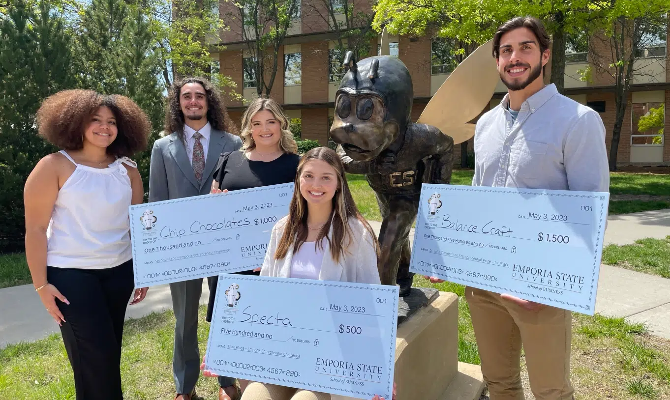 Custom-welded furniture concept wins Emporia State's Entrepreneur Challenge