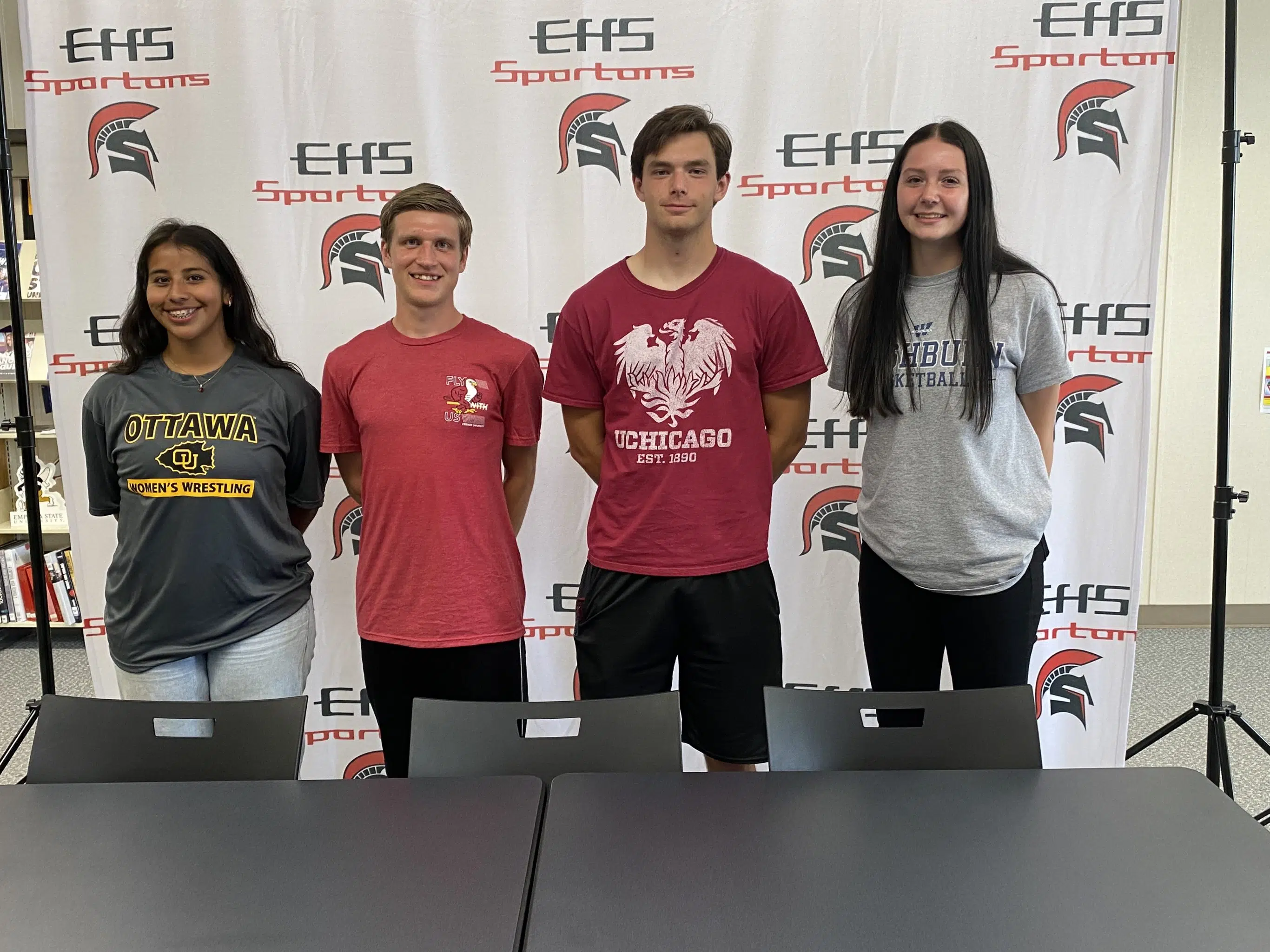 Four Emporia High Spartans sign National Letters of Intent