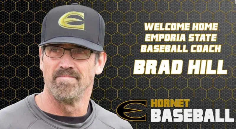 Emporia State selects former Hornet Brad Hill to be next baseball coach