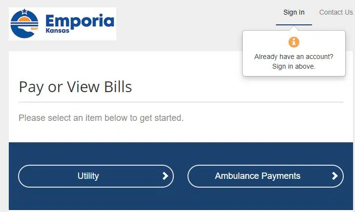 City of Emporia reminding residents of online bill payment option