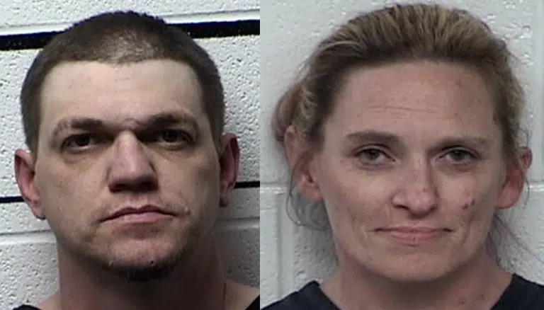 Two Strong City residents arrested on allegations of drug, child endangerment activity