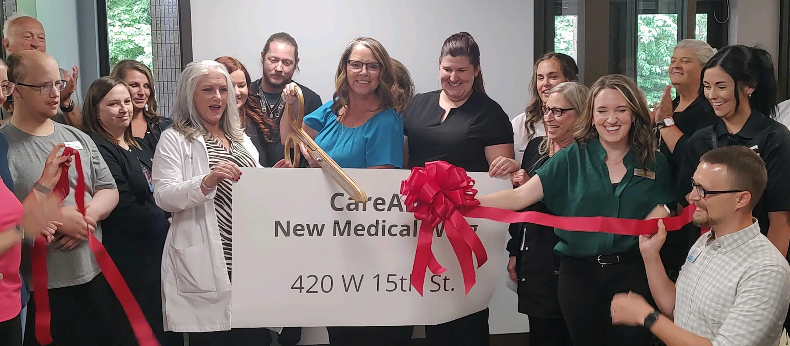 CareArc celebrates operational expansion with ribbon cutting on new medical wing Tuesday morning