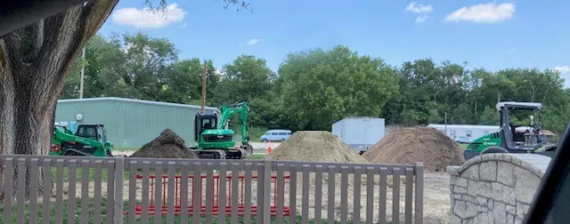 Construction begins on Strong City splash pad