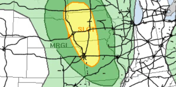 WEATHER: Marginal severe weather risk ahead Saturday