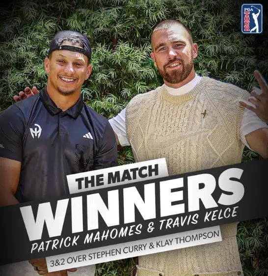 Mahomes and Kelce win "The Match"