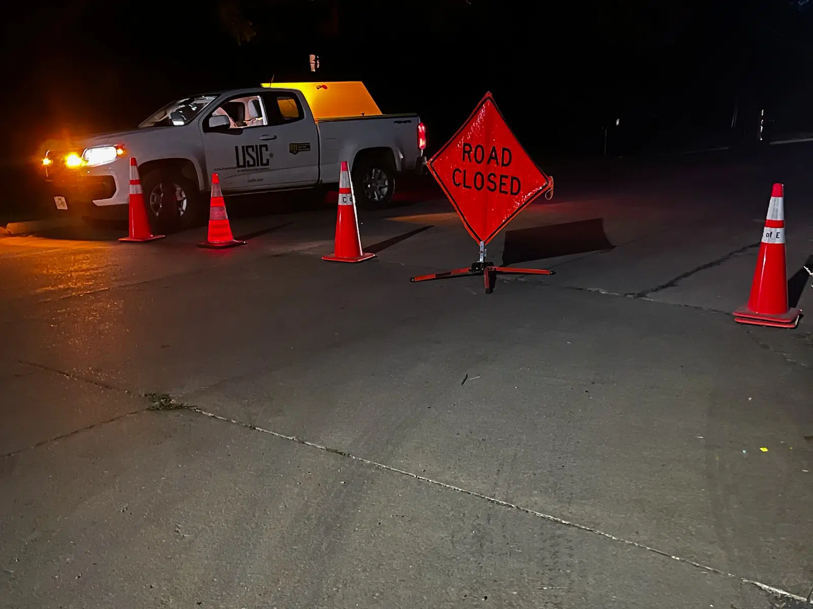 Water line breaks on East Sixth between Weaver and Dorset