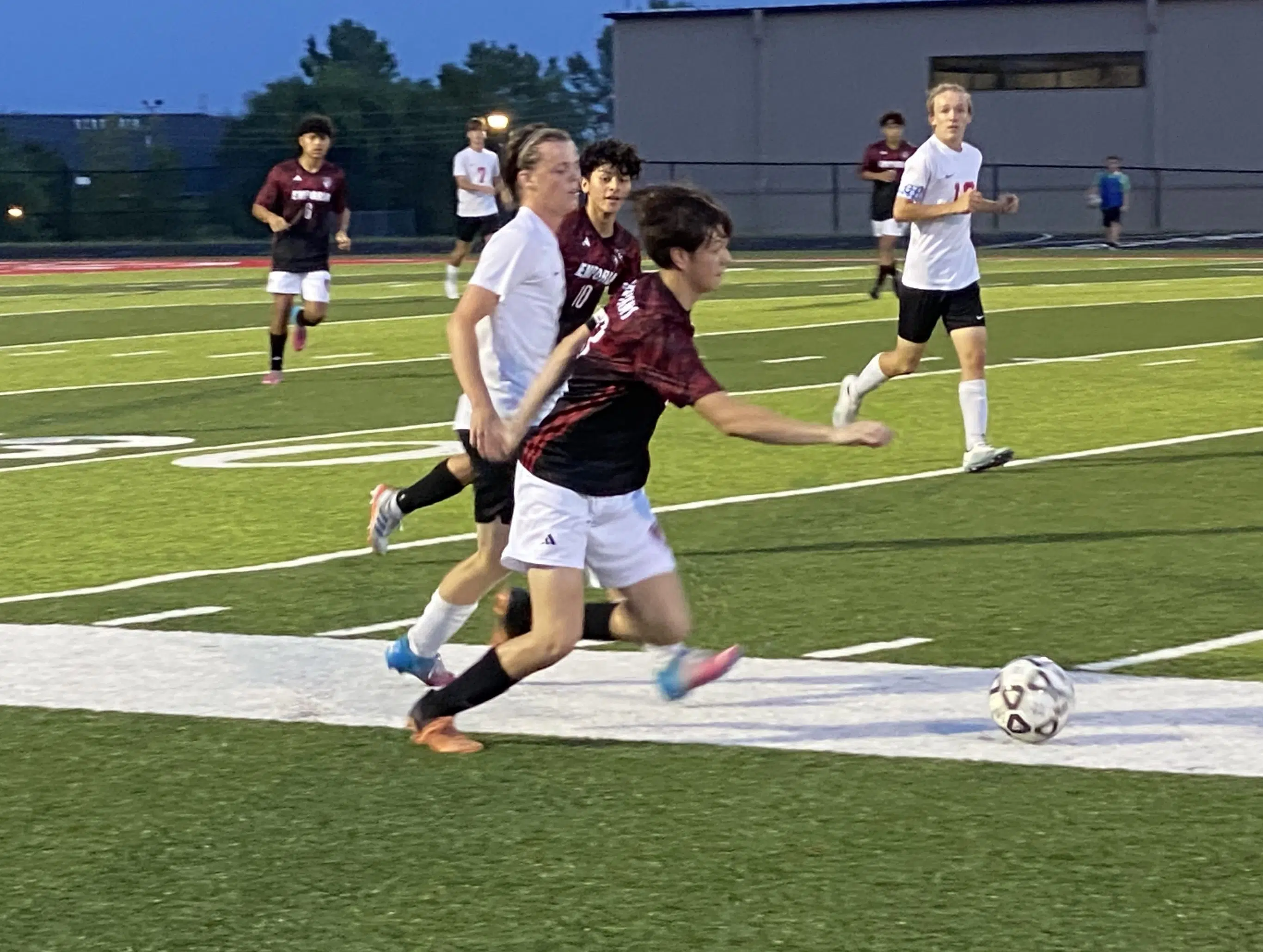 Emporia High boys soccer falls in season opener against Shawnee Heights