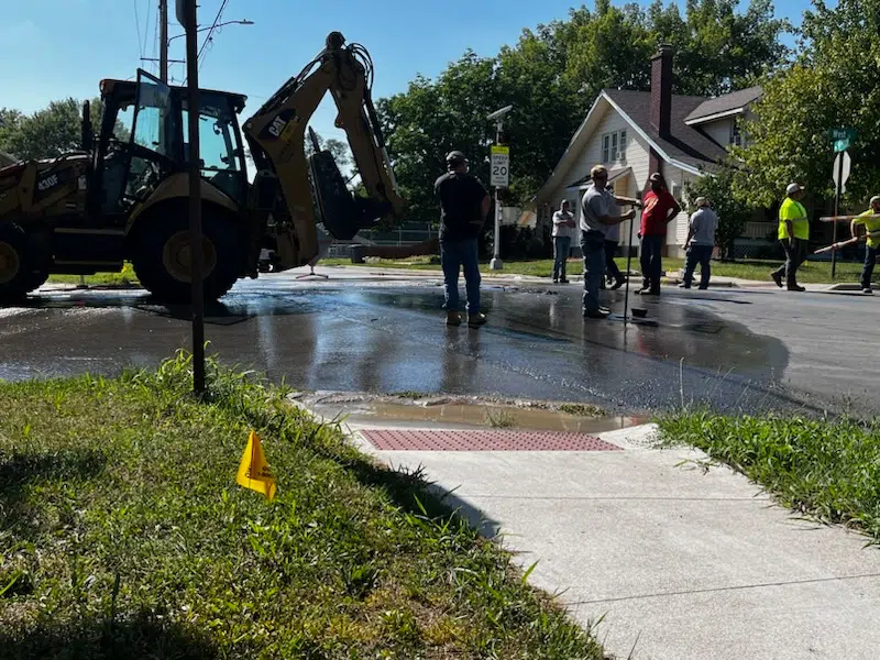 WATER MAIN BREAK: Ninth and West to be closed Wednesday; repairs Thursday may affect water service near intersection