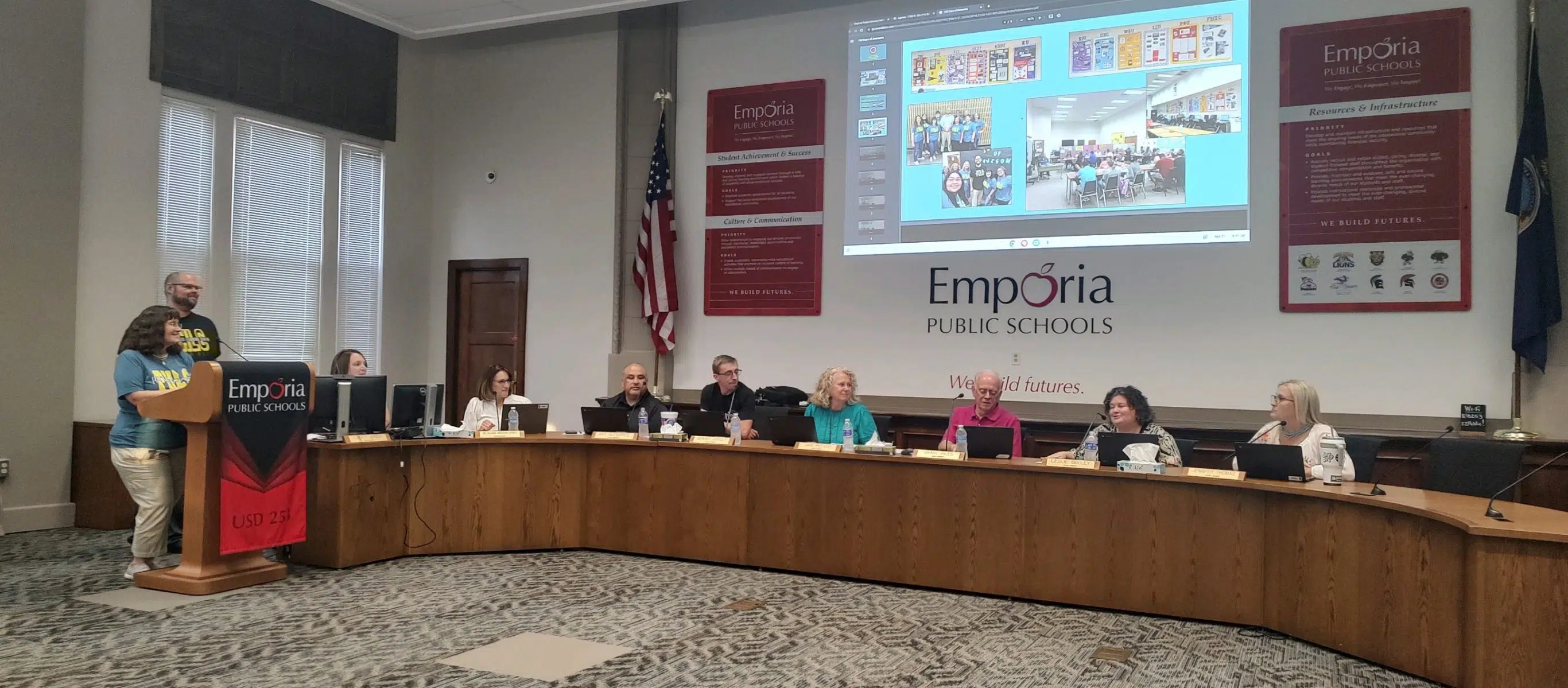 Flint Hills Learning Center highlight and donation recognitions highlight USD 253 Board of Education meeting Wednesday night