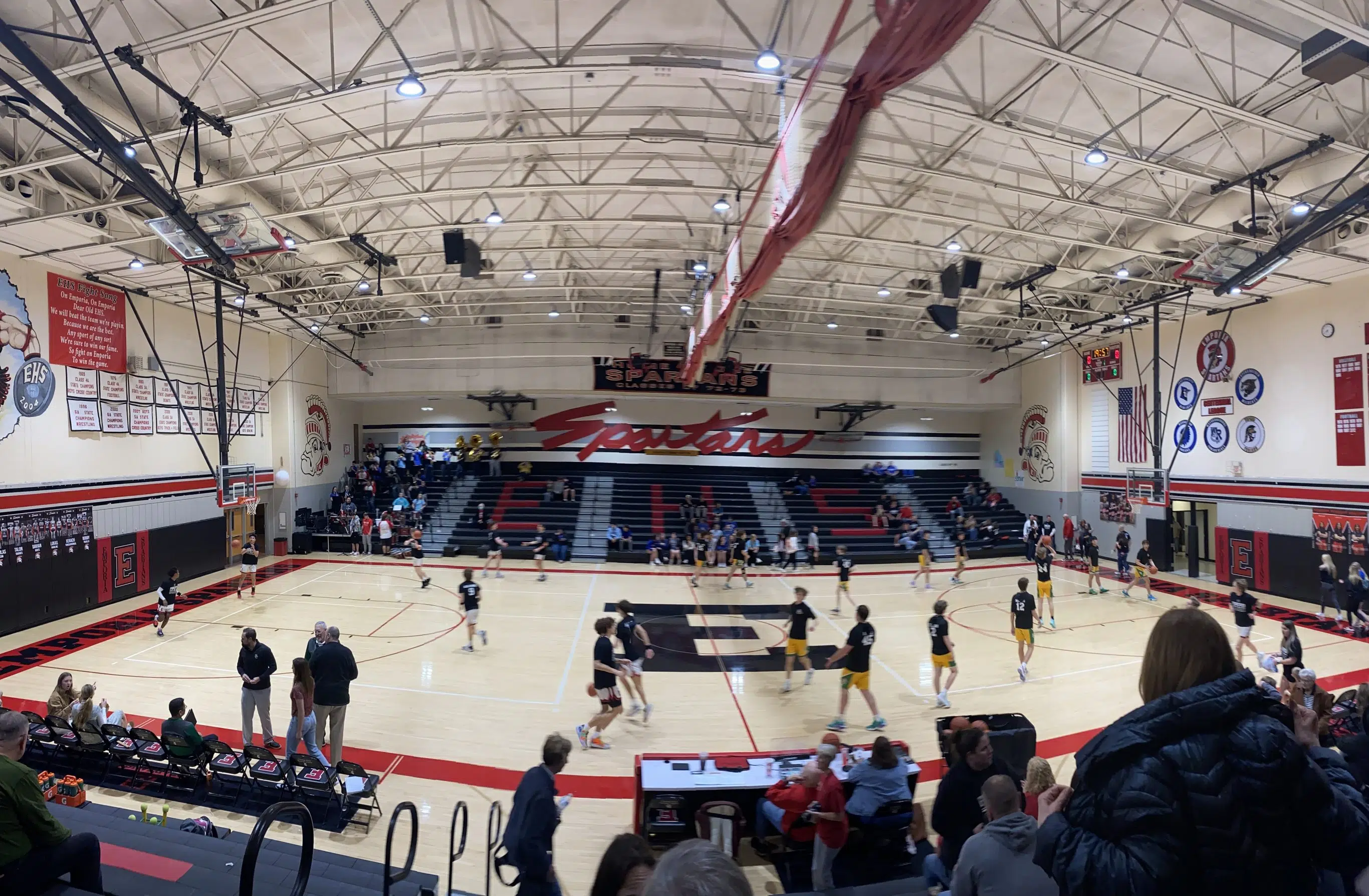 Emporia High to install new scoreboards and videoboard in gymnasium