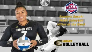 Emporia State volleyball's Sandora Sasaki named MIAA Volleyball Athlete of the Week