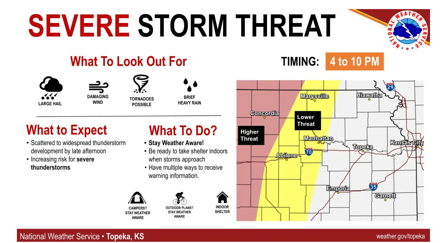 WEATHER: Storms likely Tuesday night