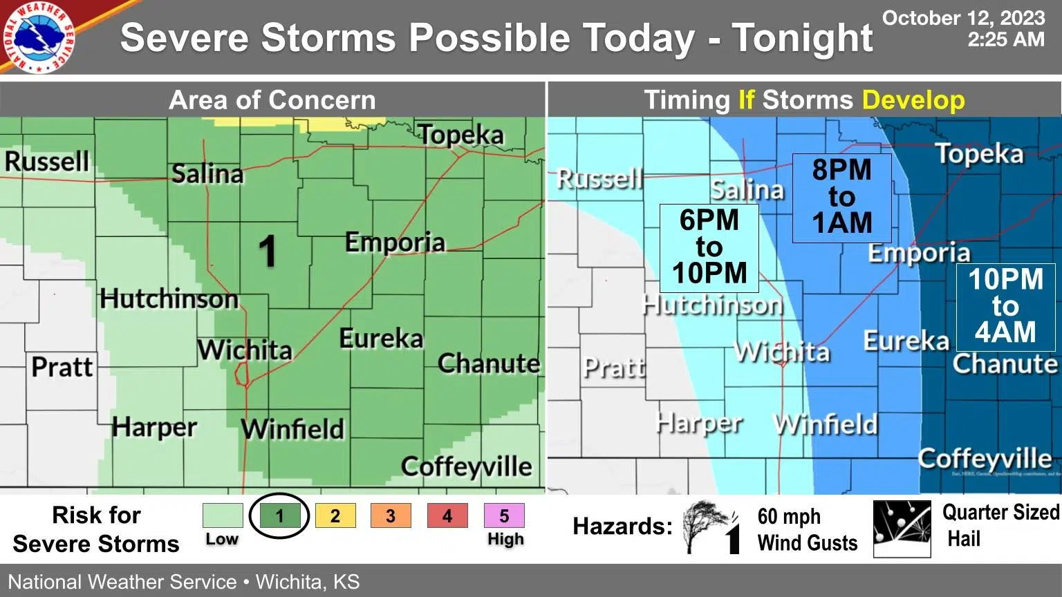 WEATHER: Severe storms possible Thursday evening, although likelihood is diminishing