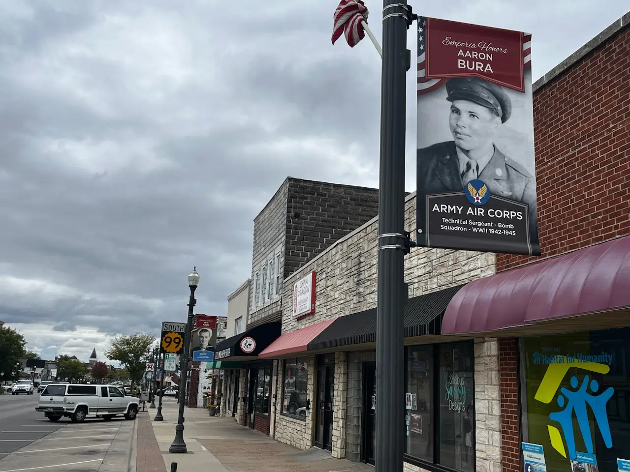 Veterans Tribute banners now flying proudly in Emporia