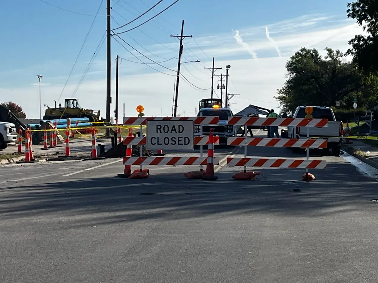 Peyton Street waterline project adjusts traffic flow for nearby businesses