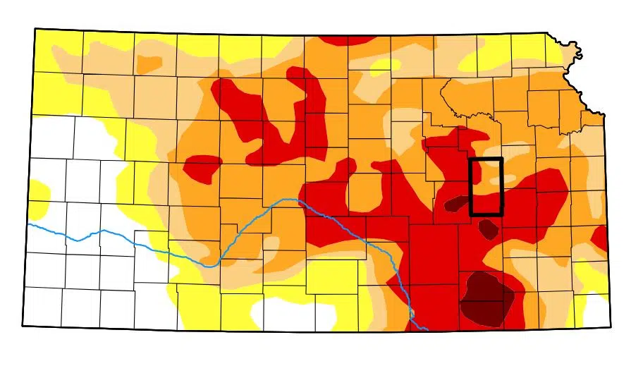 WEATHER: Drought Monitor map unchanged from past several weeks, but most of area's heavy rain this week came after data collection deadline