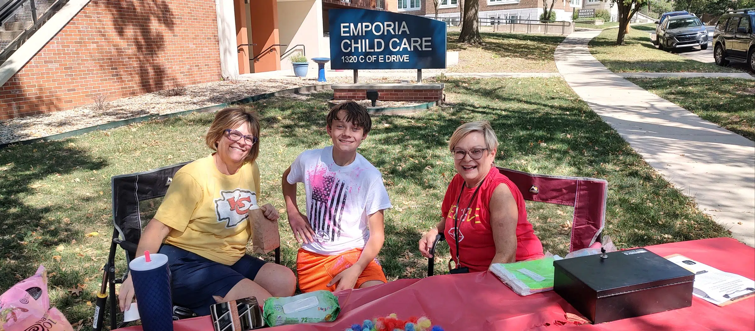 C of E Park hosts inaugural color run supporting playground improvements for Emporia Child Care Sunday