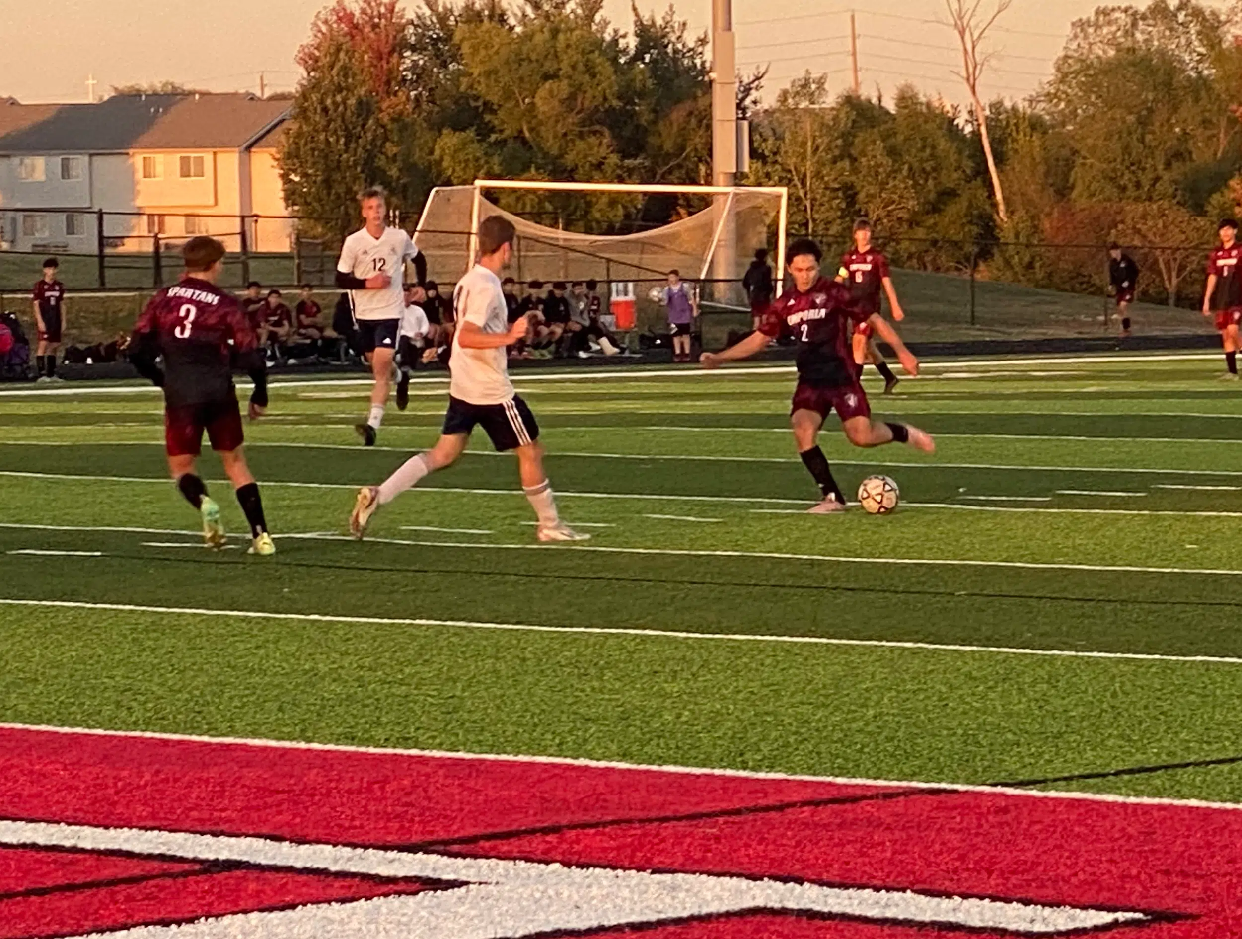 Emporia High boys soccer falls to St. Mary's Academy