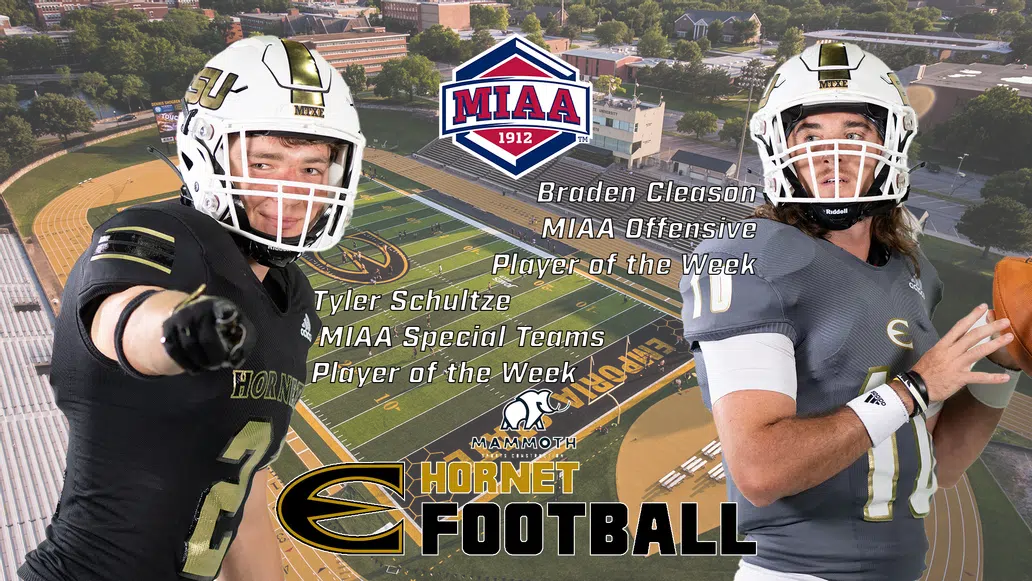 Two Hornets Earn Weekly MIAA Football Honors