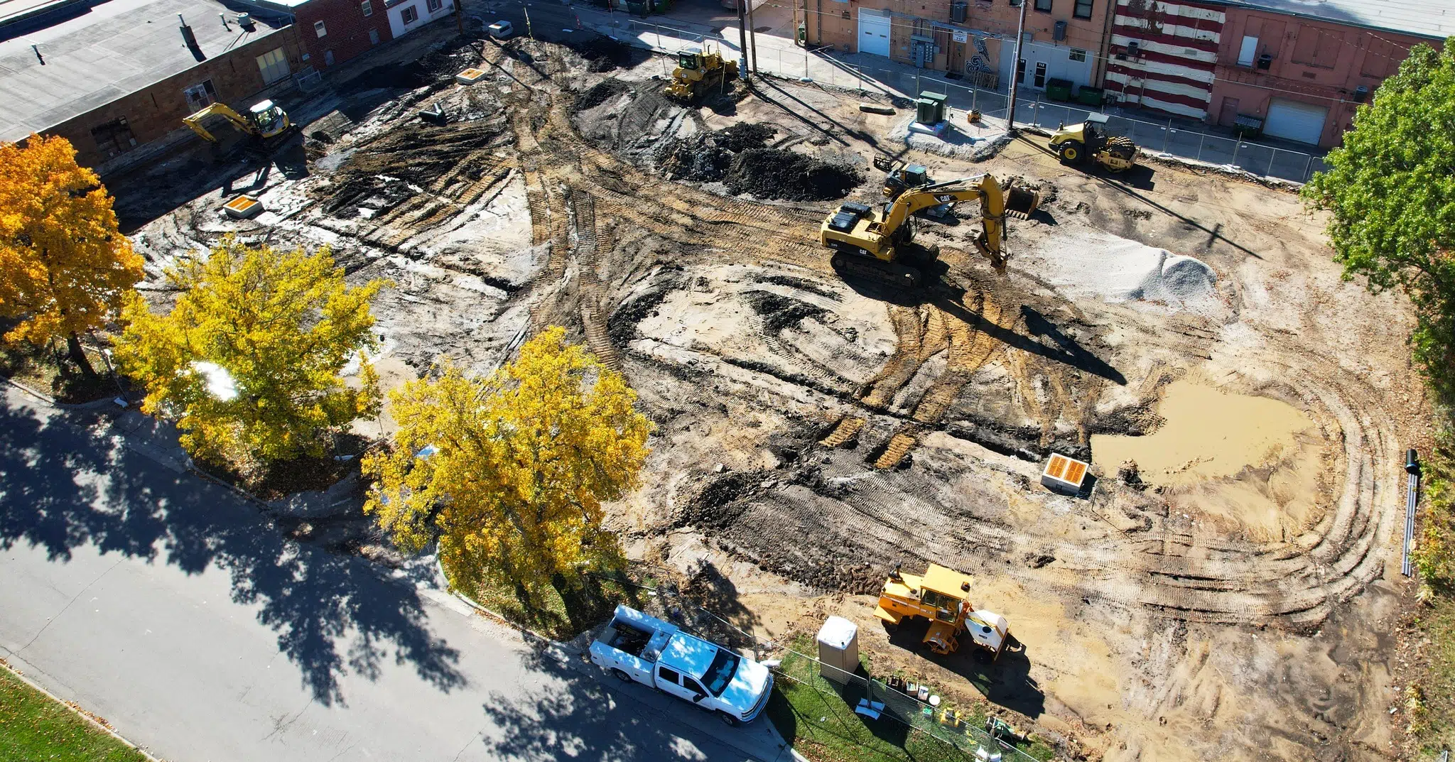 Mechanic Street parking lot renovation project hits early milestone