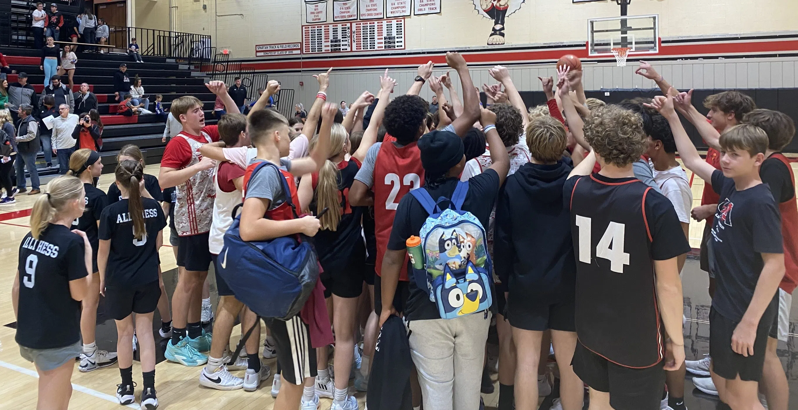 Emporia High Basketball teams hold "Meet The Spartans"