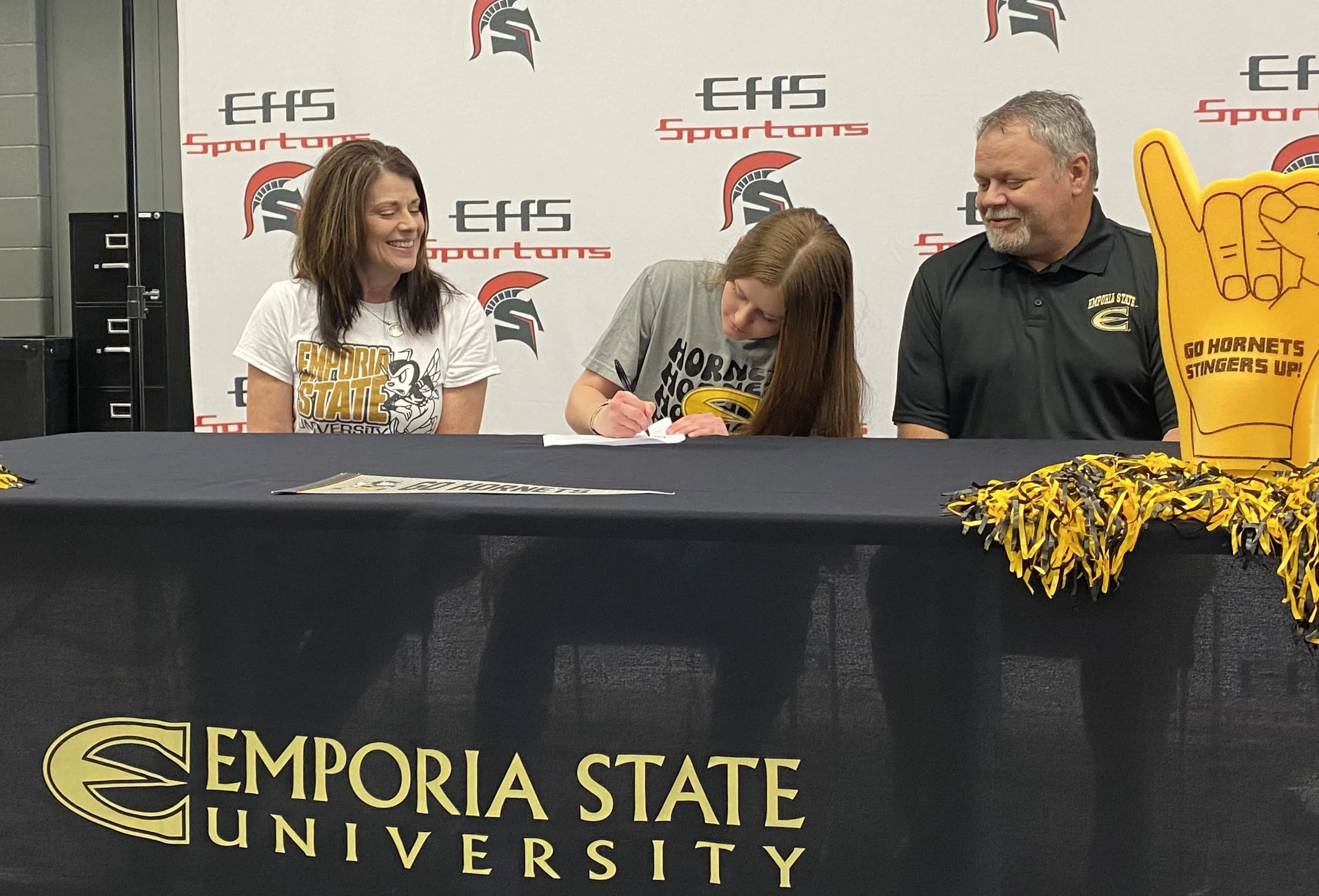 Emporia High's Addie Kirmer signs National Letter of Intent to play basketball at Emporia State