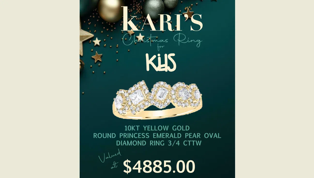 Ticket sales underway for Kari's Christmas Ring for Kids fundraiser