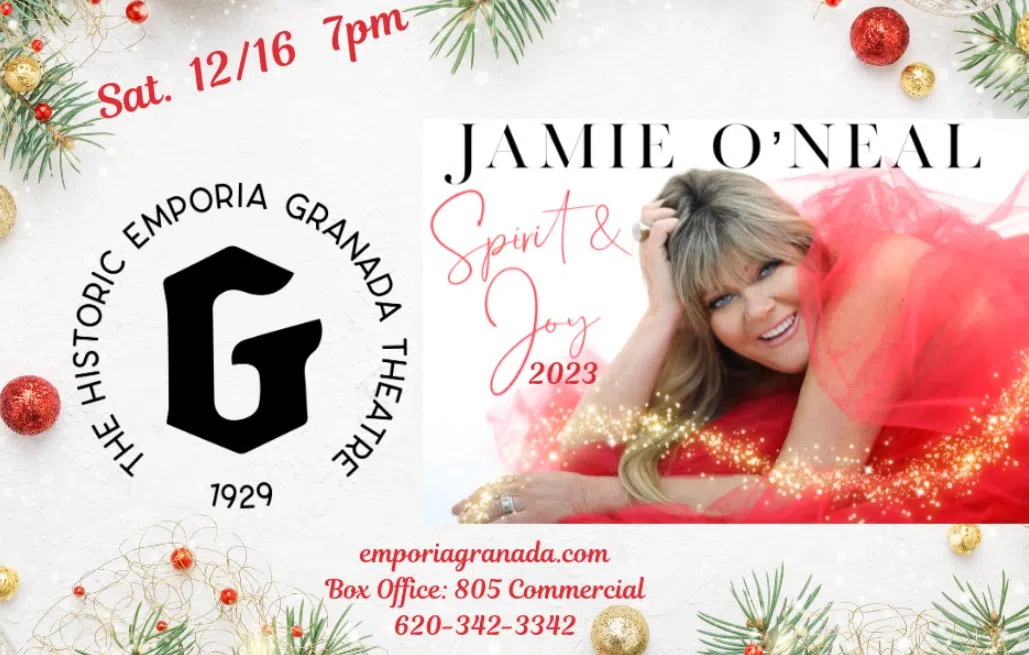 Jamie O'Neal's Spirit & Joy Christmas show coming Saturday night