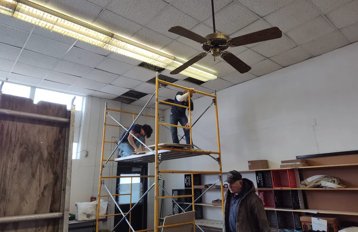 Early renovations underway at Chase County Old School