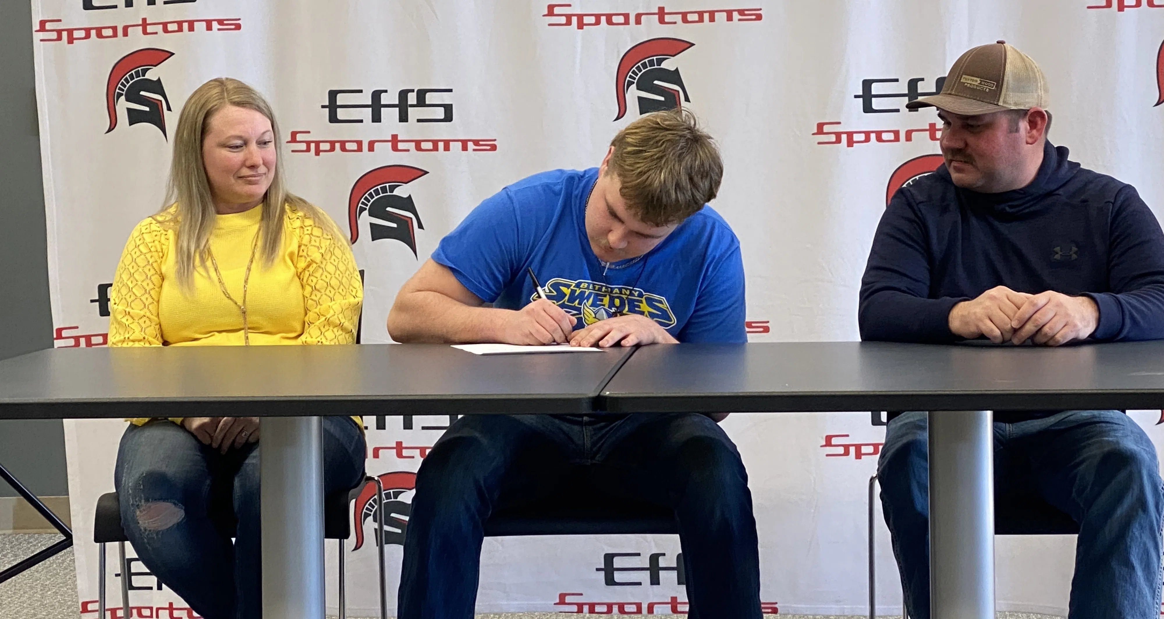 Emporia High senior Aiden Ewing signs with Bethany College for baseball