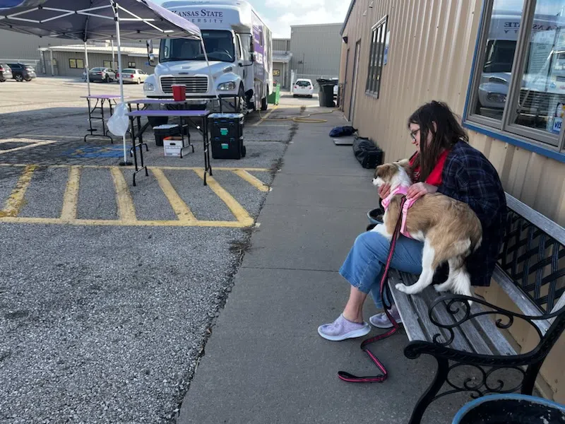 Local pet owners take advantage of special discount vaccination opportunity, courtesy of Emporia Animal Shelter and K-State Veterinary Department