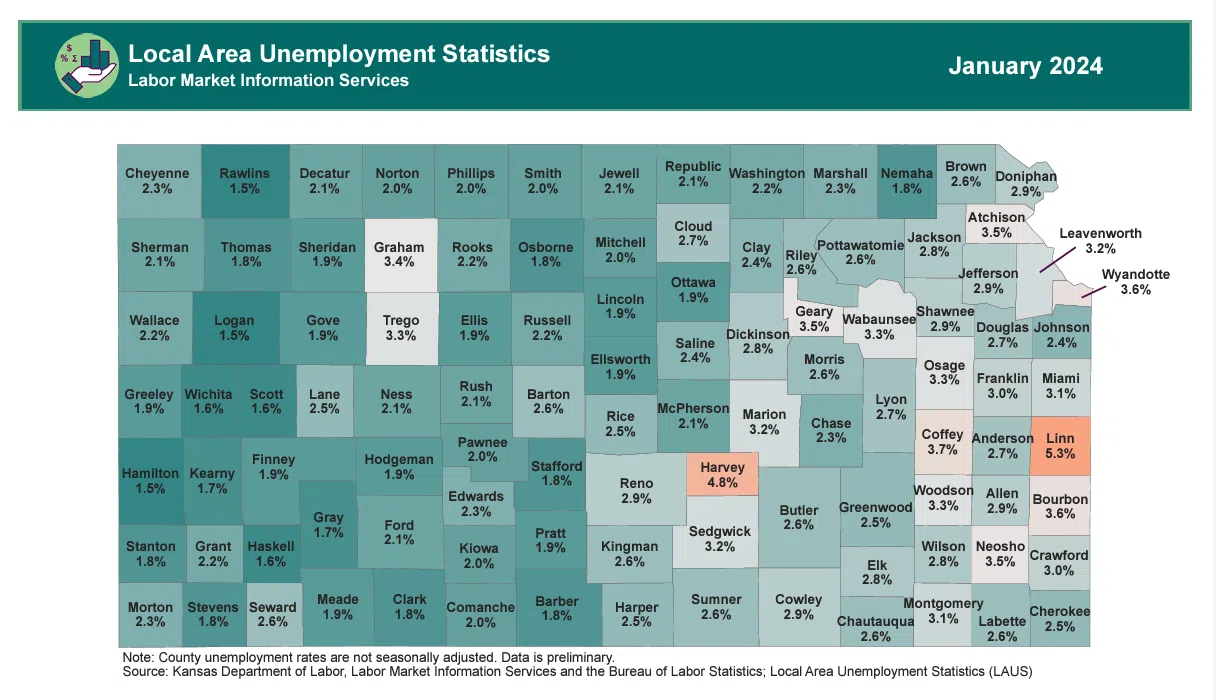 Jobless rates steady for state, up areawide