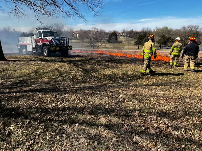 Conclusion of Emporia Fire's prescribed burn now on indefinite hold