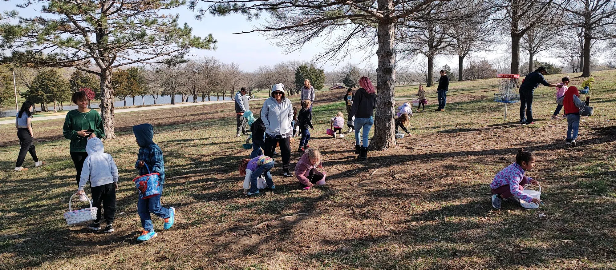 Gone in a flash; Local youth snatch up over 16,000 pieces of candy at 38th annual Flint Hills Optimist Club Easter Egg hunt Saturday morning