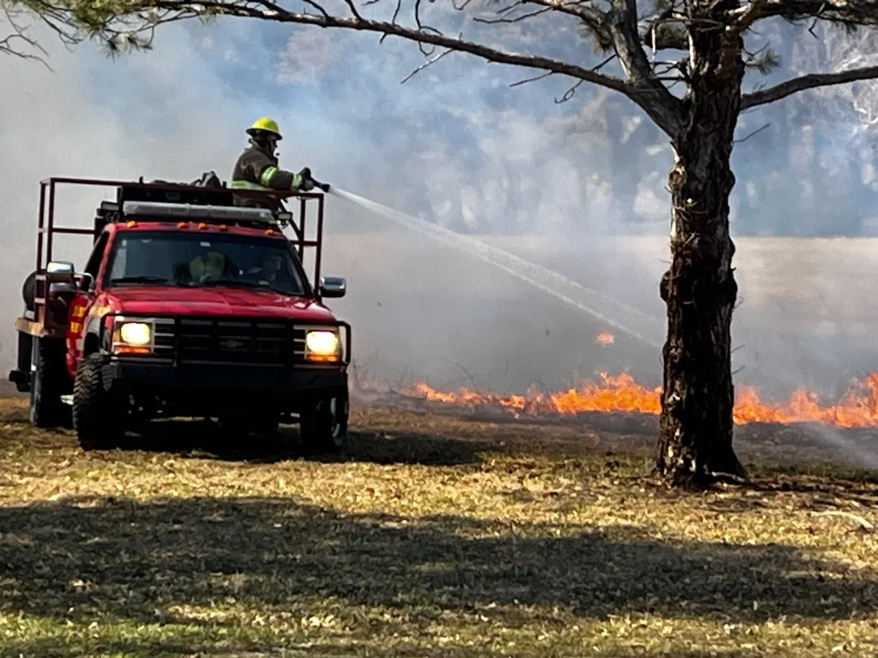 Emporia Fire concludes prescribed burn at Jones Park