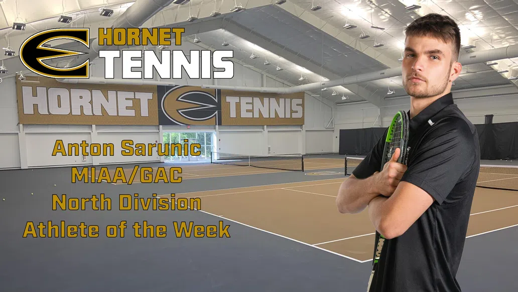 Sarunic Named MIAA/GAC Tennis Player of the Week