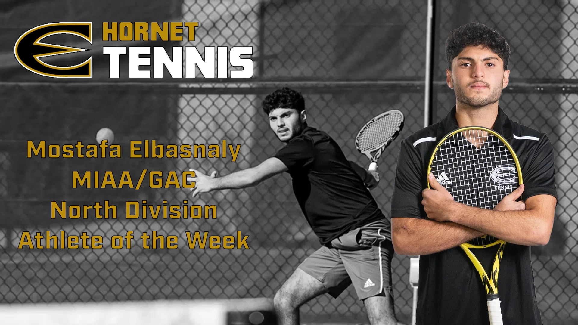 Elbasnaly Named MIAA/GAC Tennis Player of the Week