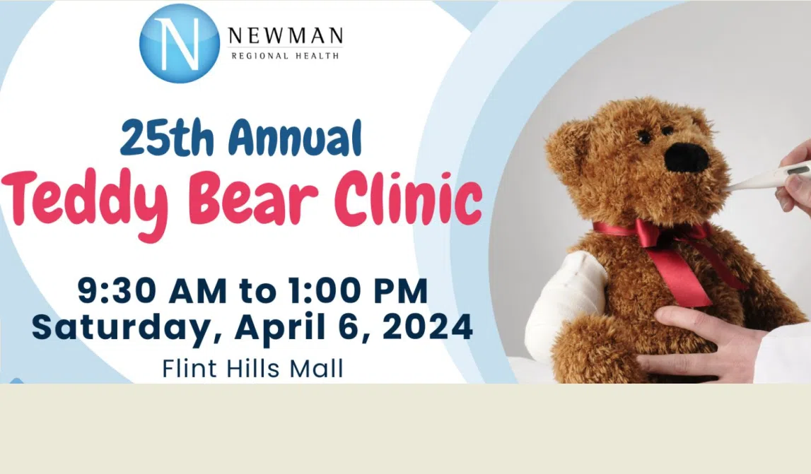 25th annual Newman Regional Health Teddy Bear Clinic coming to Flint Hills Mall Saturday