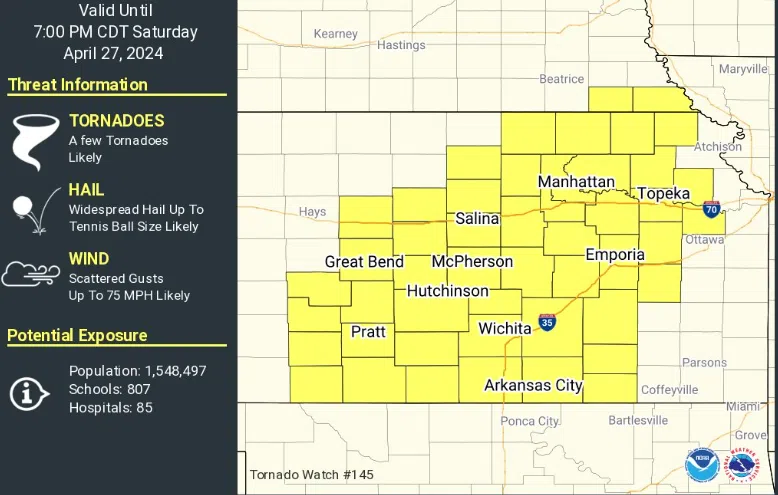 WEATHER: Alerts for April 27-28, 2024