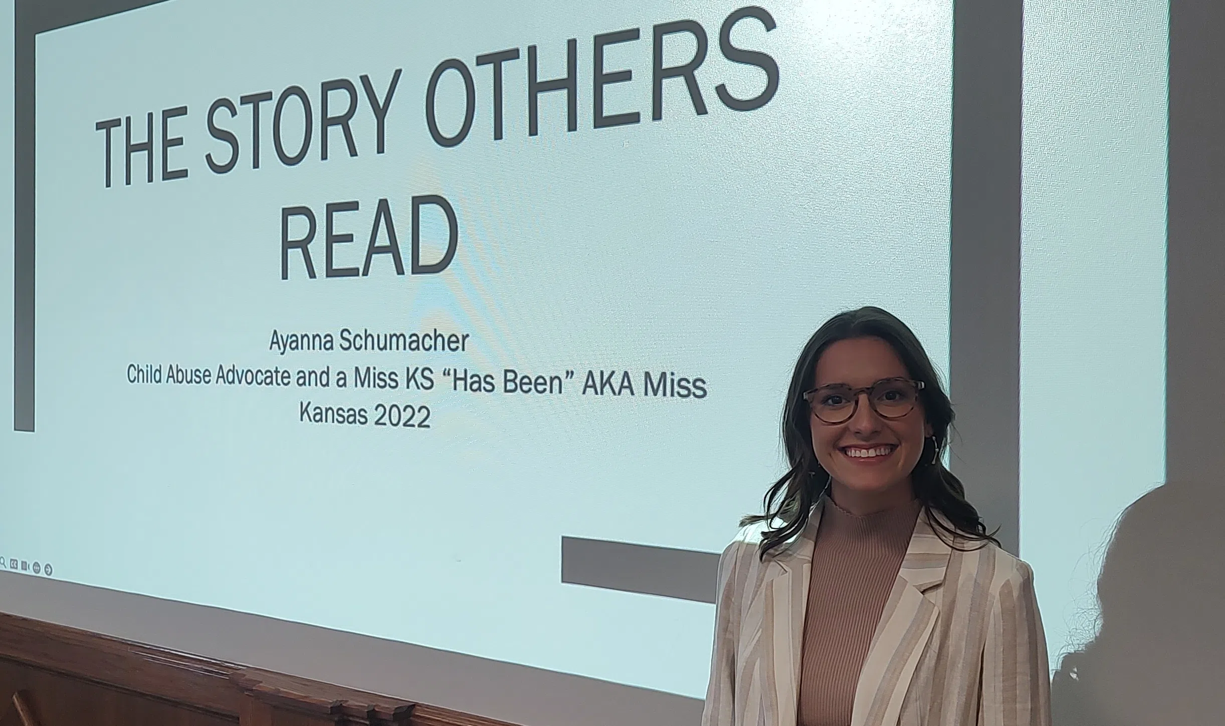 'Create connections:' Former Miss Kansas speaks to the power of positive connectivity during presentation in Emporia Thursday evening