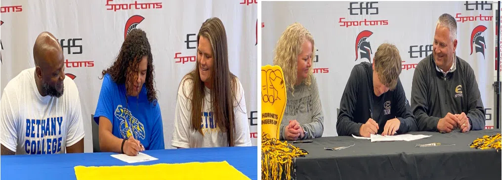 Emporia High's Stewart, Pearson sign National Letters of Intent to continue basketball careers