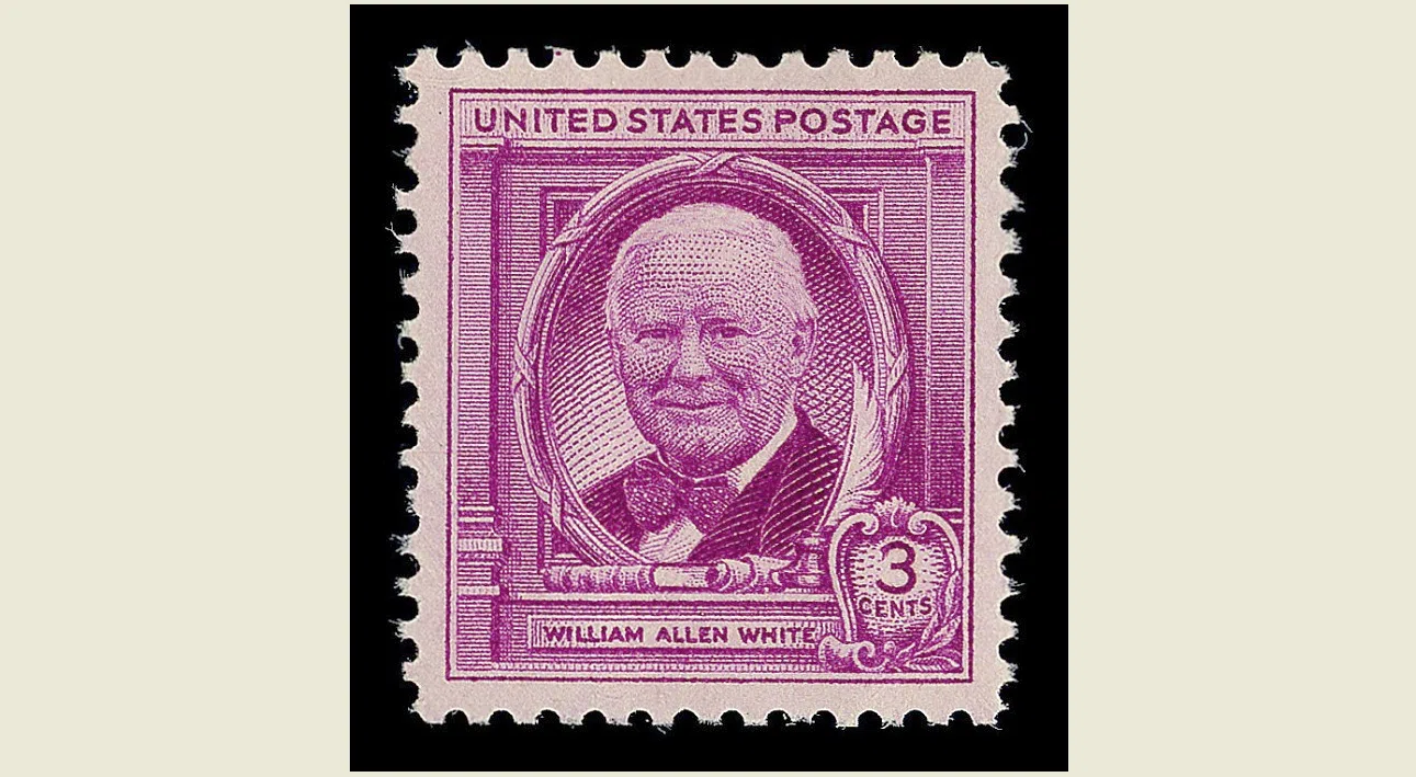 Presentation on William Allen White's 3-cent stamp set for Monday at ESU's White Library