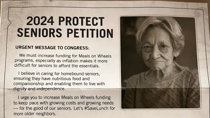 Meals on Wheels letter to Chase County seniors determined as scam effort