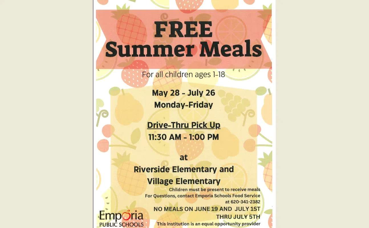 Free meals beginning Tuesday for USD 253 students