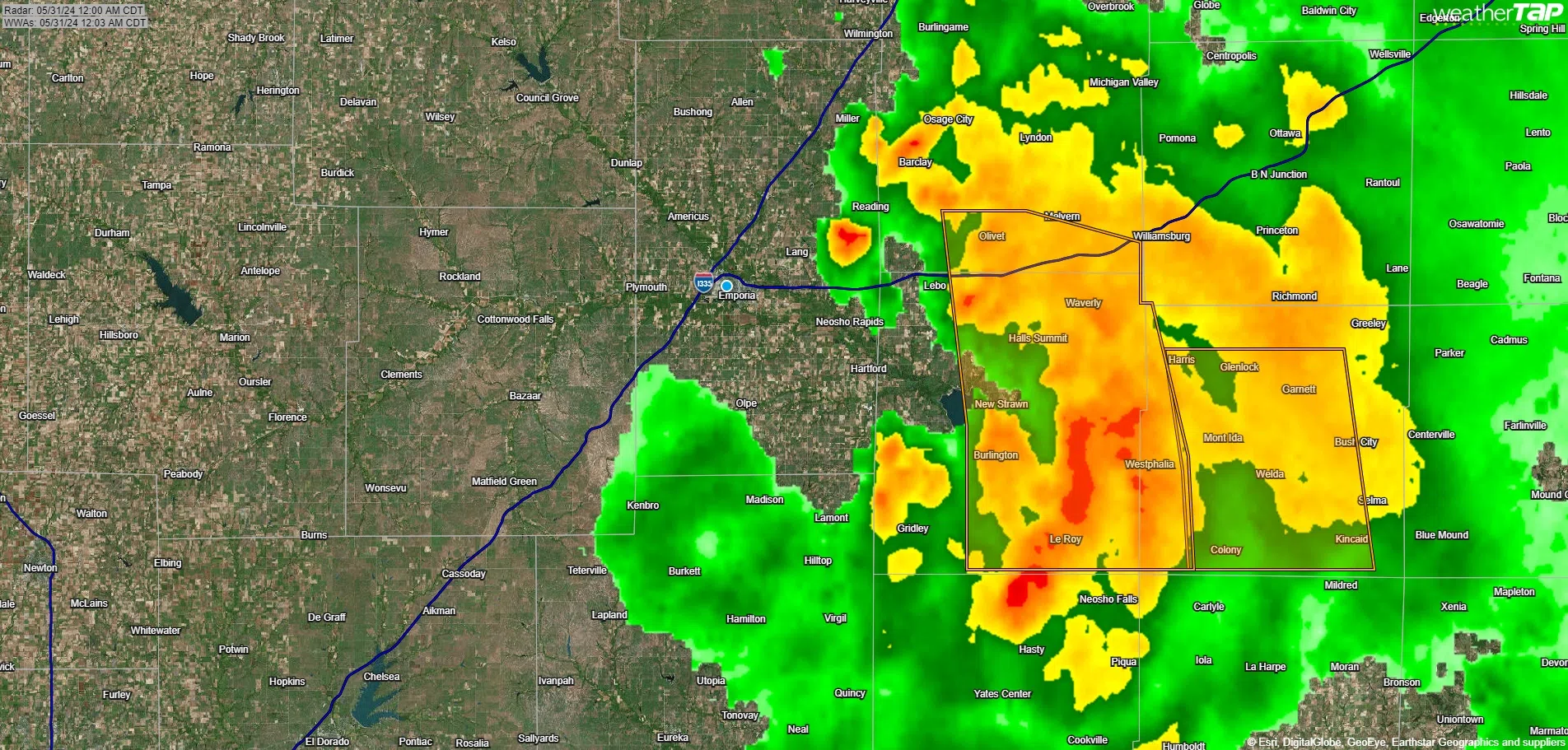 WEATHER: Wide variance in area rain totals