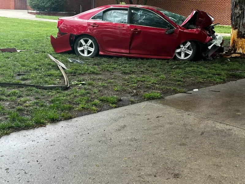 Driver dies after wreck on ESU campus