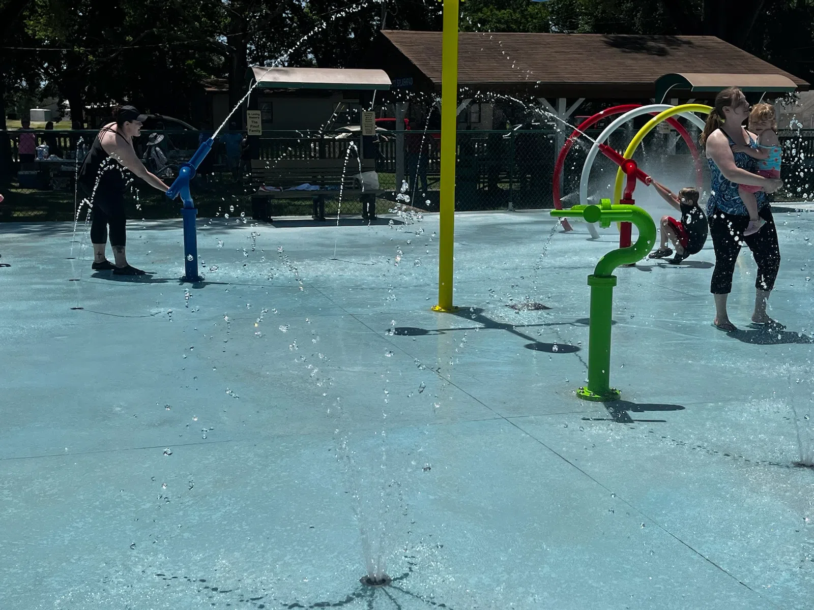 'It makes you remember the small things:' Strong City splash pad officially opens