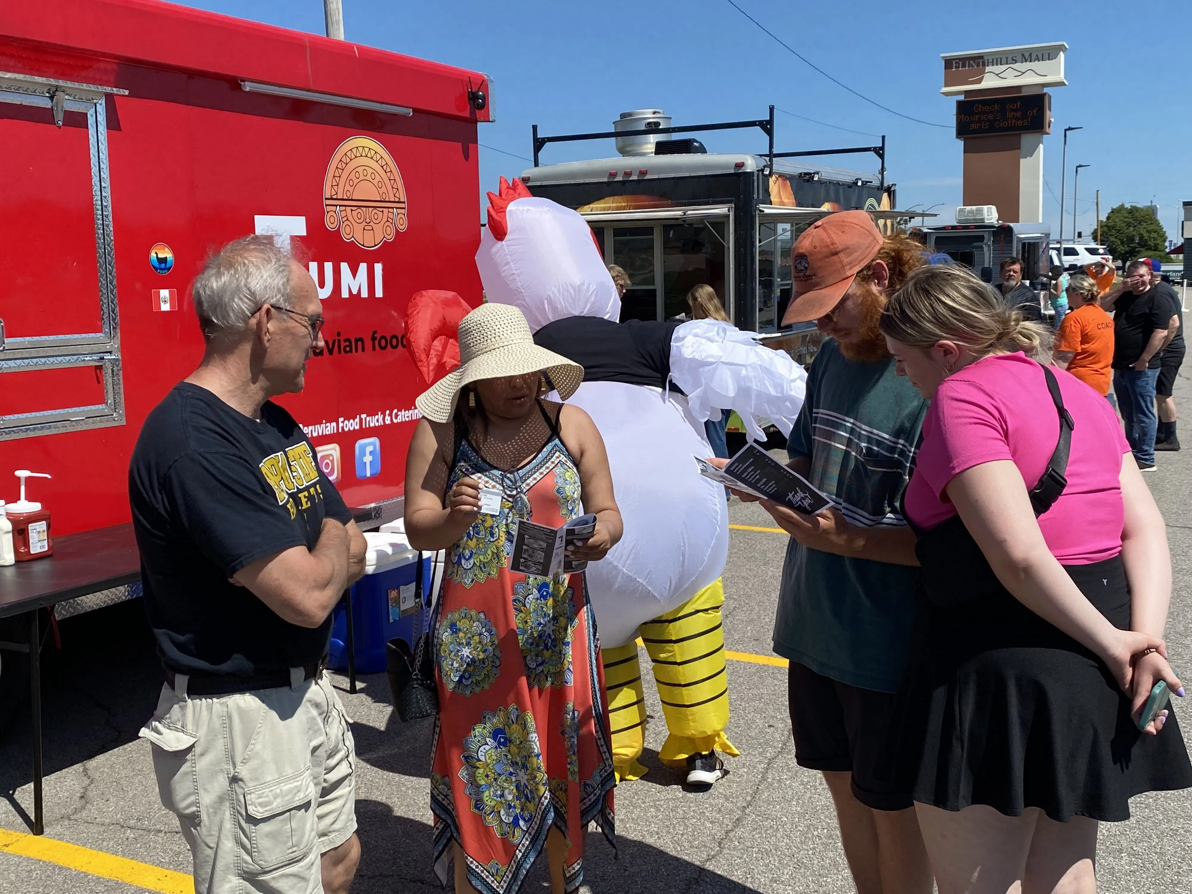 Flint Hills Mall holds semi-annual food truck rally