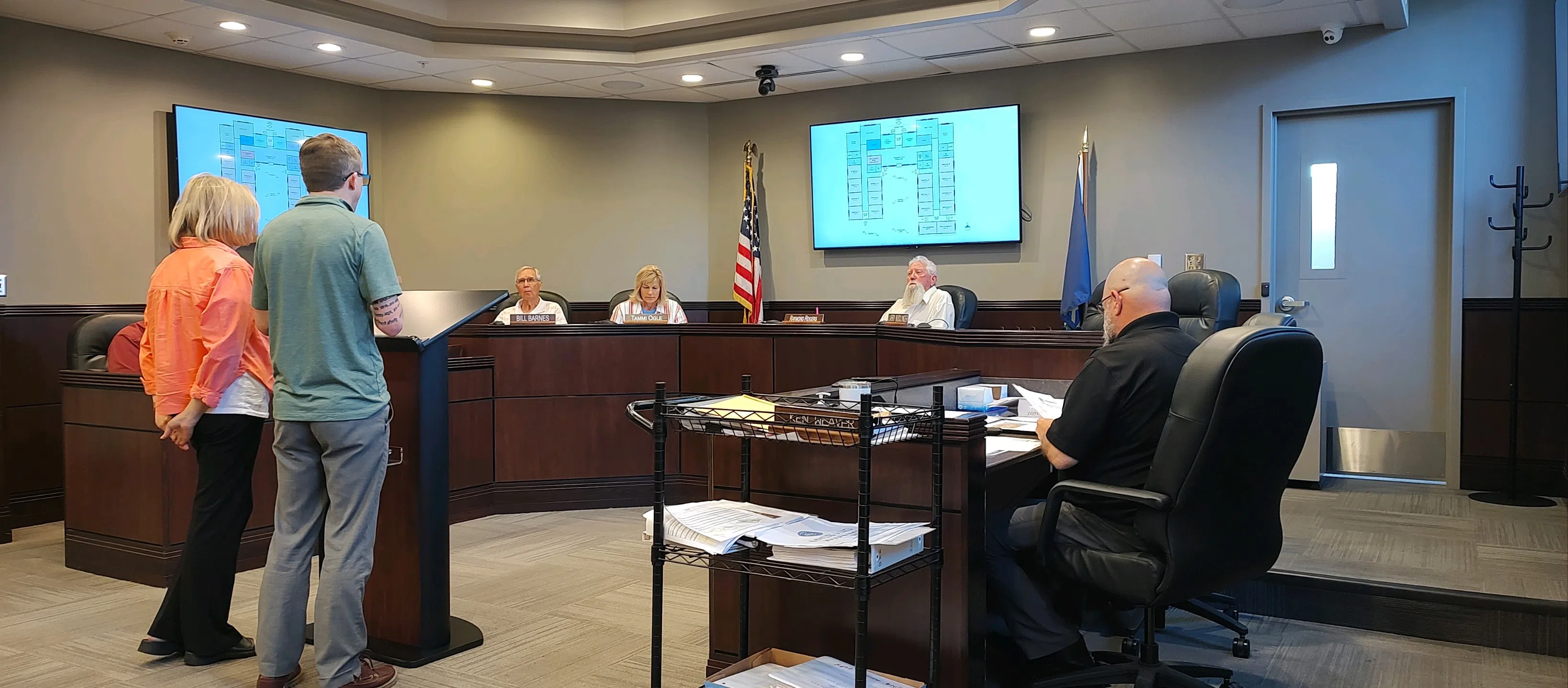 Southwick House conditional use permit and rezoning for new Emporia Fire Station gain planning commission approval Tuesday