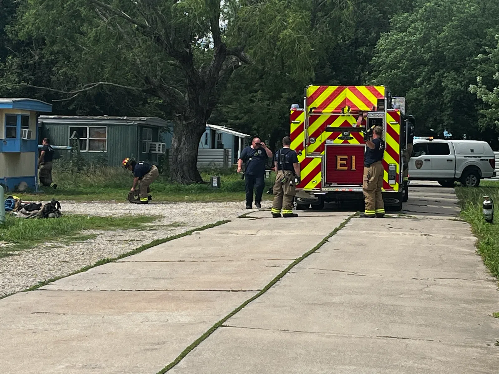 Emporia Fire now investigating second structure fire at 1206 Moonlight Lot 8